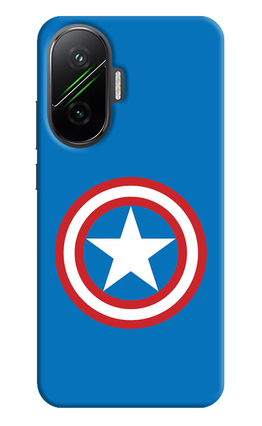 Captain America Logo Poco F7 5G Back Cover