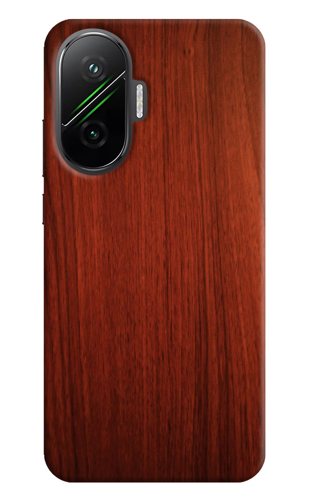 Wooden Plain Pattern Poco F7 5G Back Cover