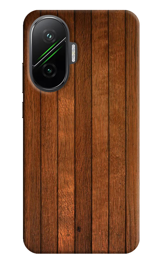 Wooden Artwork Bands Poco F7 5G Back Cover