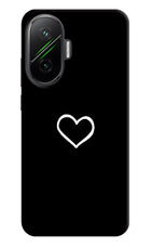 Heart Poco F7 5G Hard Case Back Cover by Casekaro