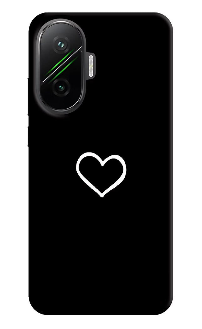 Heart Poco F7 5G Hard Case Back Cover by Casekaro