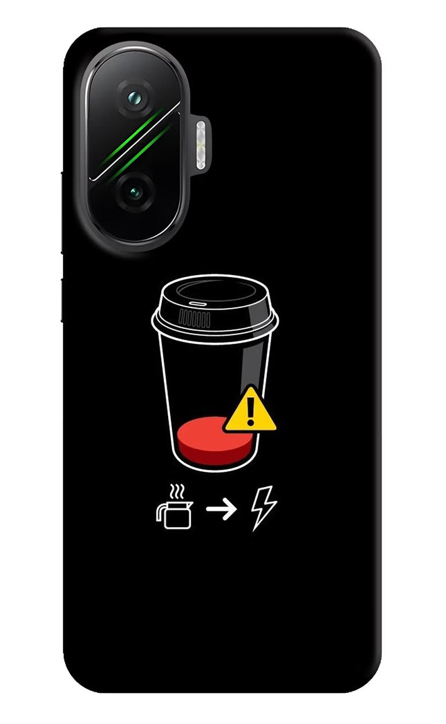 Coffee Poco F7 5G Hard Case Back Cover by Casekaro