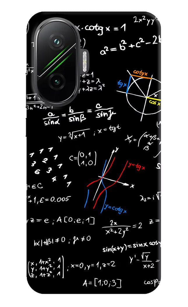 Mathematics Formula Poco F7 5G Hard Case Back Cover by Casekaro