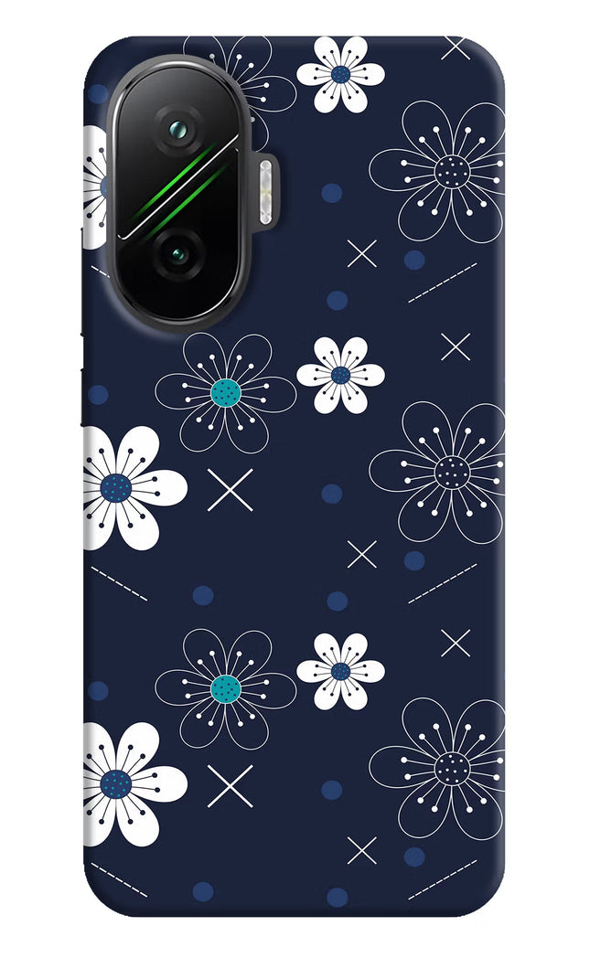 Flowers Poco F7 5G Hard Case Back Cover by Casekaro