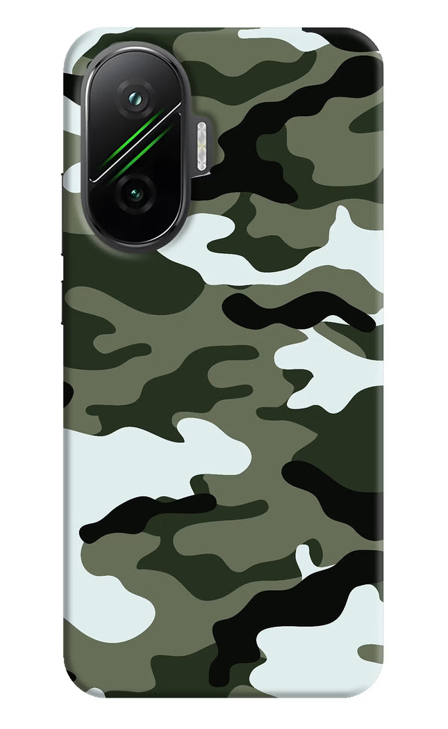 Camouflage Poco F7 5G Hard Case Back Cover by Casekaro