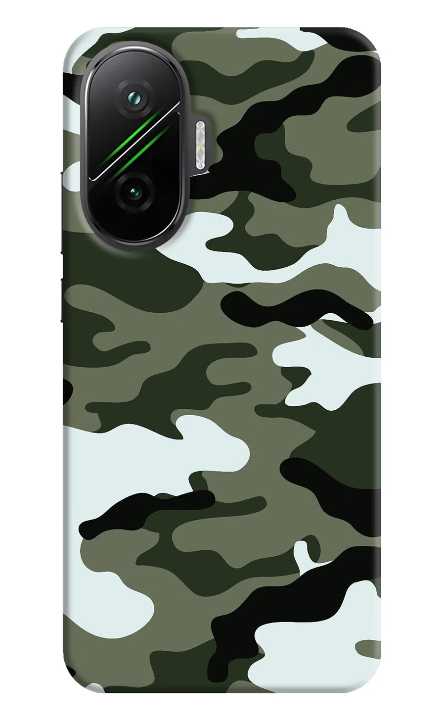 Camouflage Poco F7 5G Back Cover, Hard case