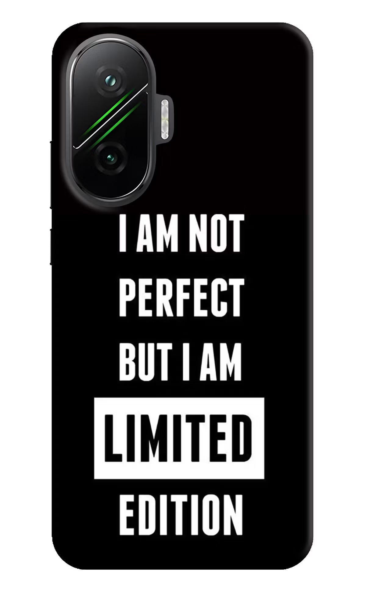 I Am Not Perfect But I Am Limited Edition Poco F7 5G Hard Case Back Cover by Casekaro