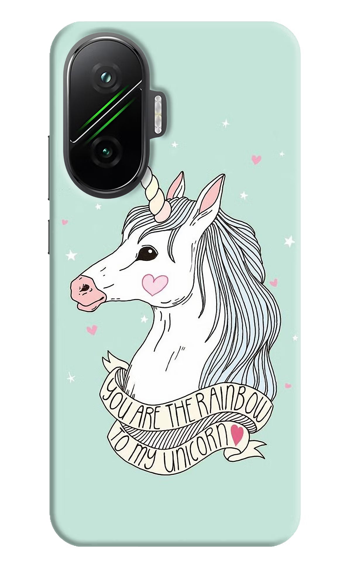 Unicorn Wallpaper Poco F7 5G Hard Case Back Cover by Casekaro
