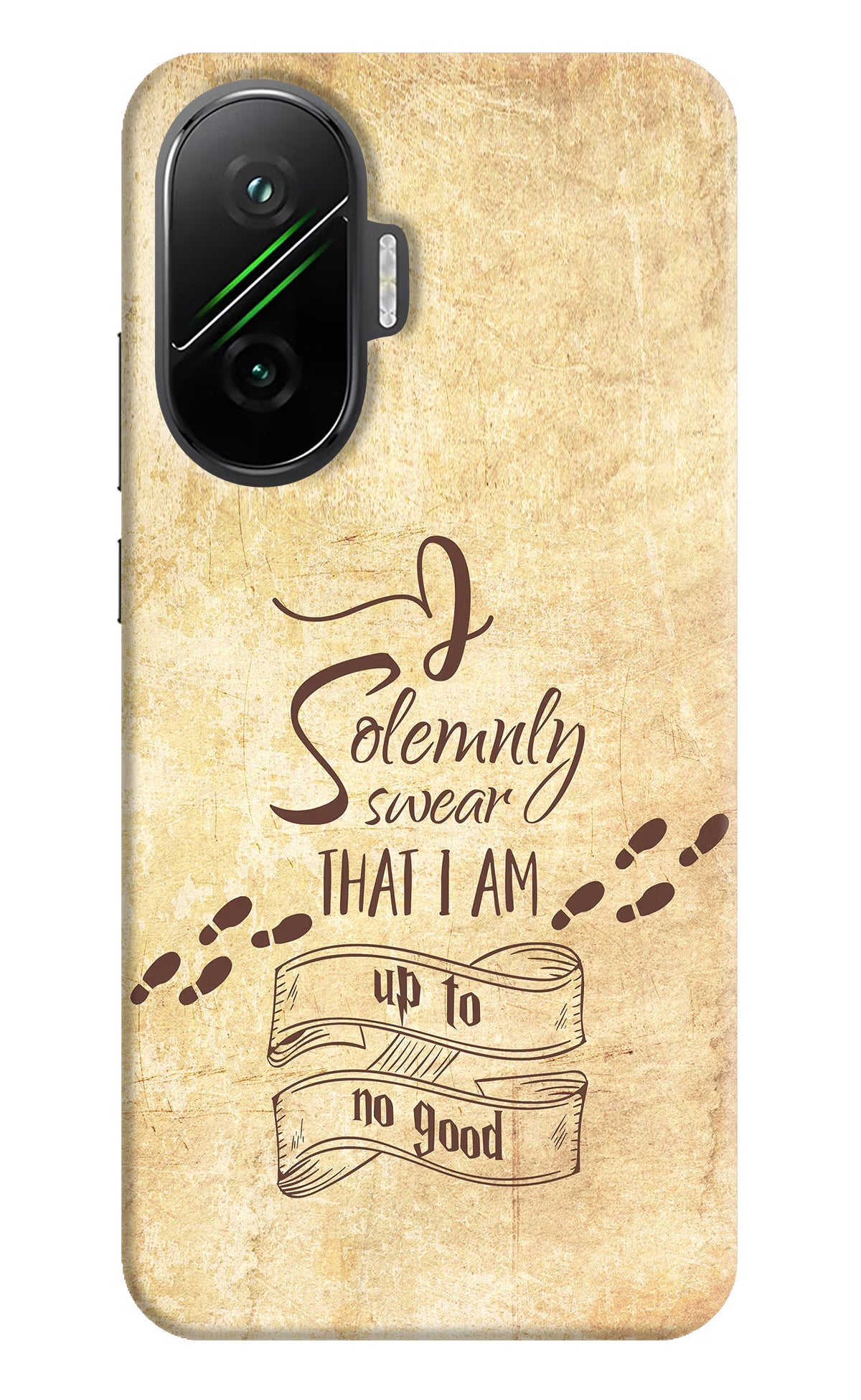 I Solemnly swear that i up to no good Poco F7 5G Hard Case Back Cover by Casekaro