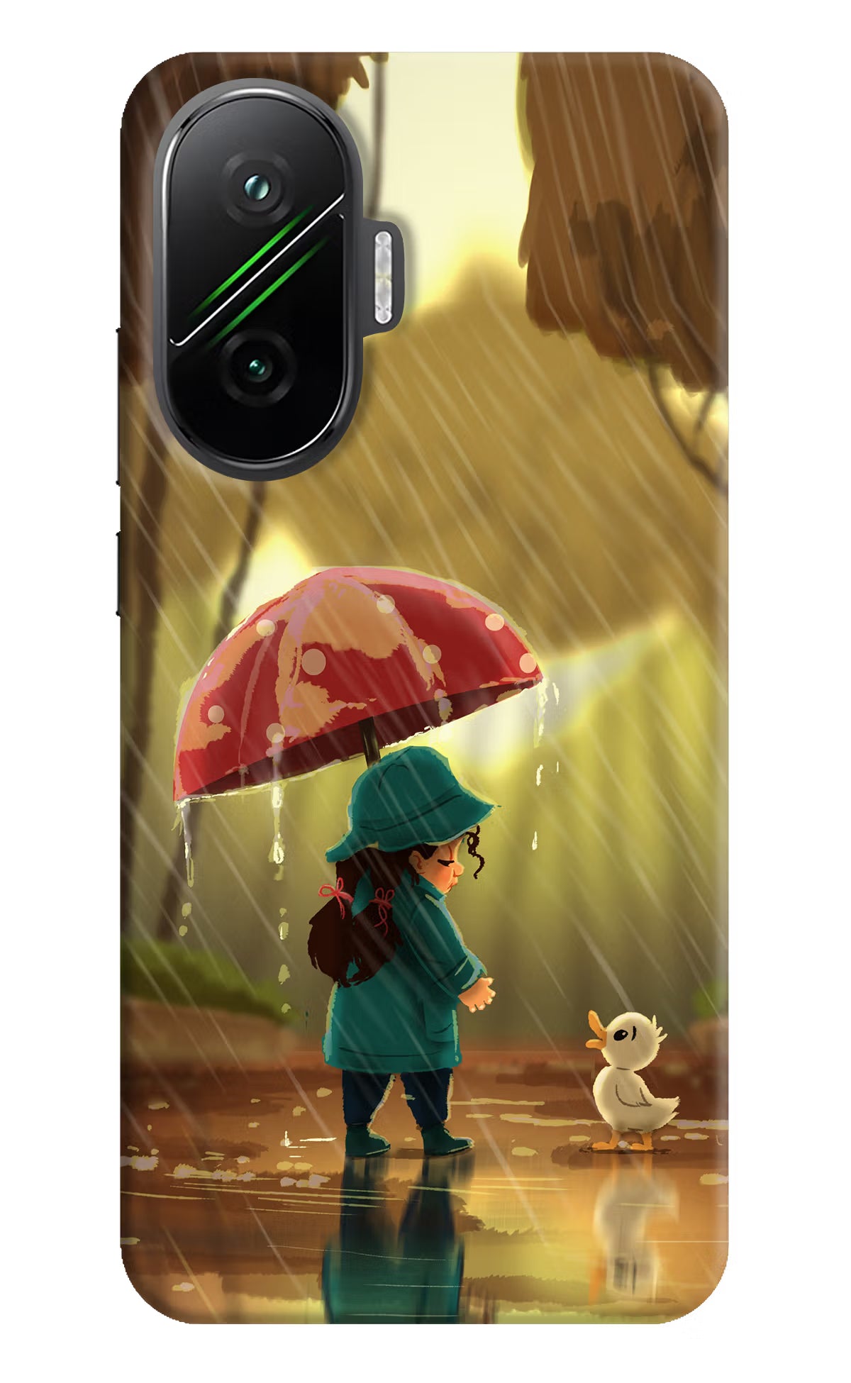 Rainy Day Poco F7 5G Hard Case Back Cover by Casekaro
