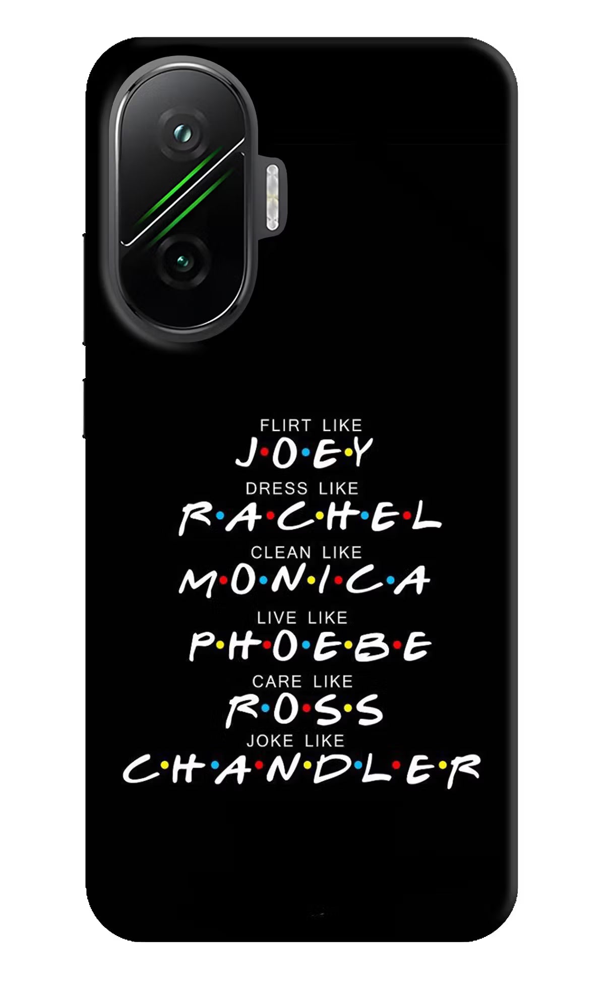 FRIENDS Character Poco F7 5G Hard Case Back Cover by Casekaro