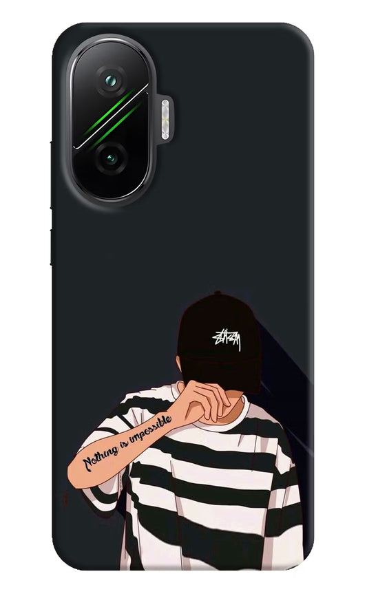 Aesthetic Boy Poco F7 5G Back Cover
