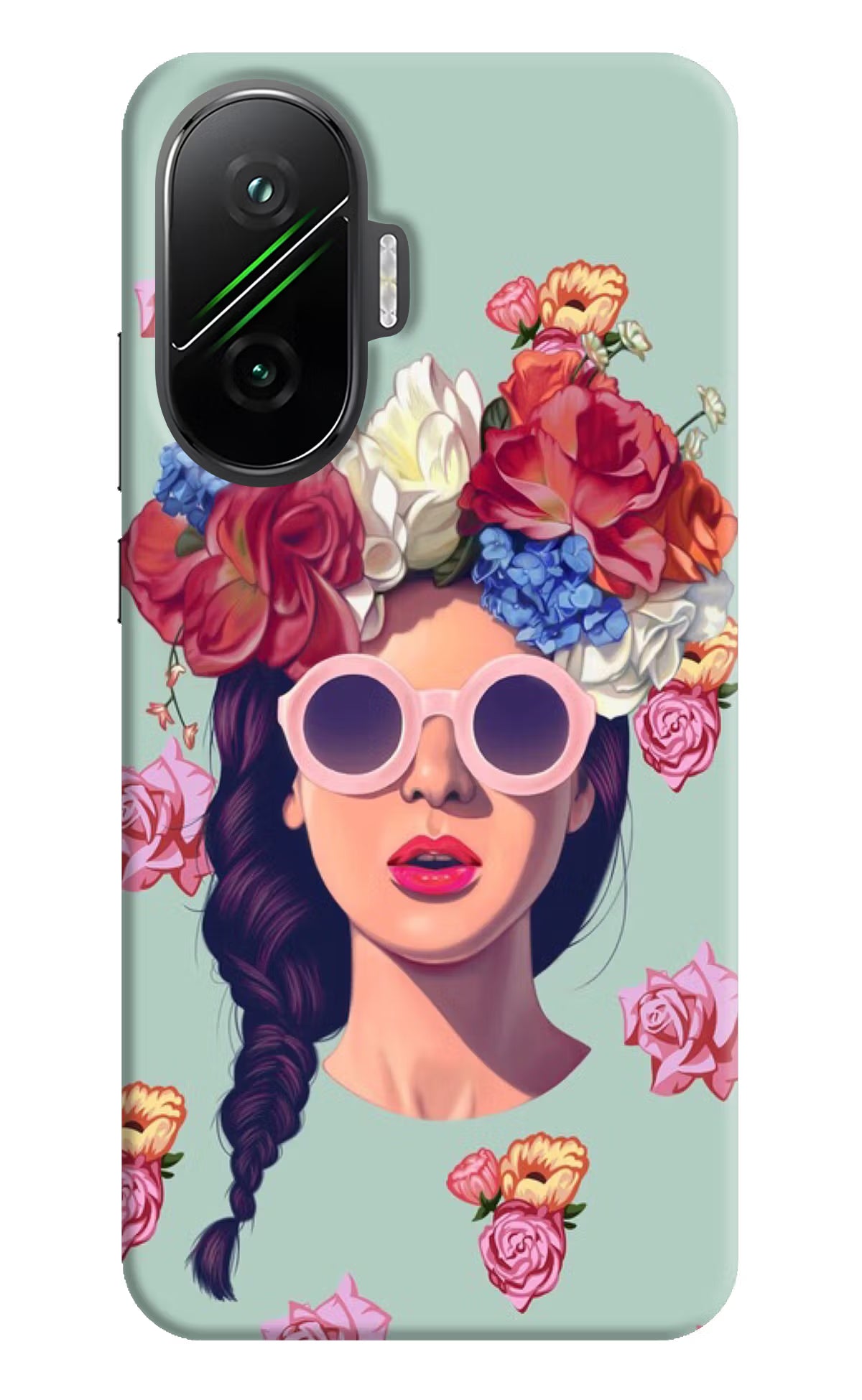 Pretty Girl Poco F7 5G Hard Case Back Cover by Casekaro