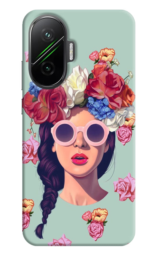 Pretty Girl Poco F7 5G Hard Case Back Cover by Casekaro