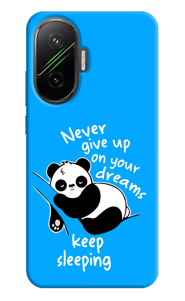 Keep Sleeping Poco F7 5G Hard Case Back Cover by Casekaro