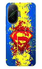 Superman logo Poco F7 5G Hard Case Back Cover by Casekaro