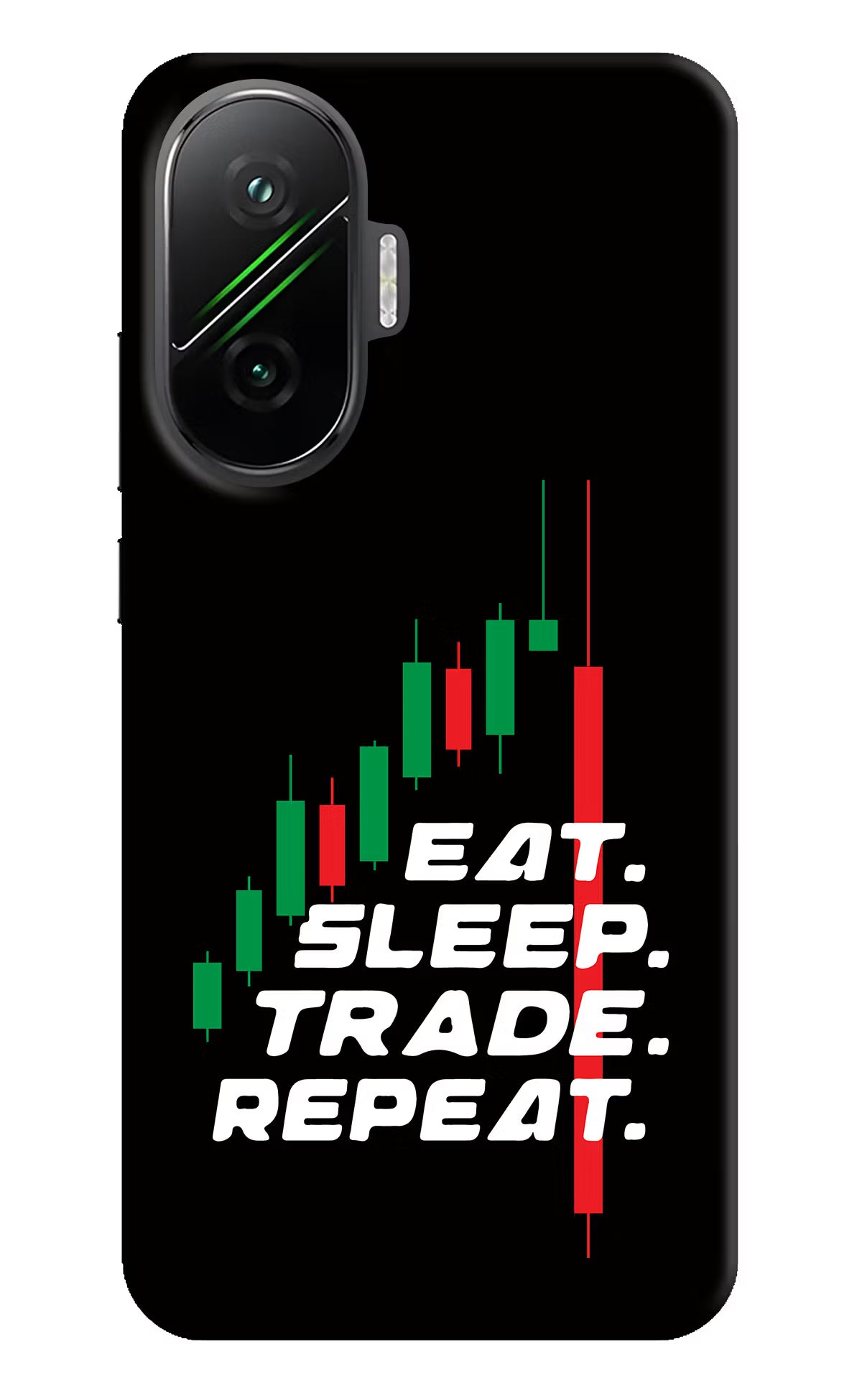 Eat Sleep Trade Repeat Poco F7 5G Back Cover