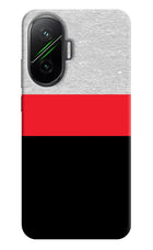 Tri Color Pattern Poco F7 5G Hard Case Back Cover by Casekaro