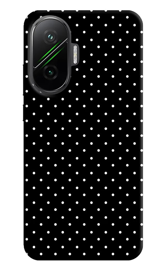 White Dots Poco F7 5G Hard Case Back Cover by Casekaro