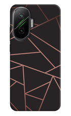 Geometric Pattern Poco F7 5G Hard Case Back Cover by Casekaro