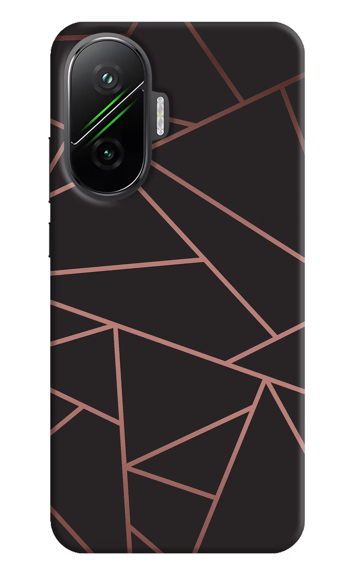 Geometric Pattern Poco F7 5G Hard Case Back Cover by Casekaro