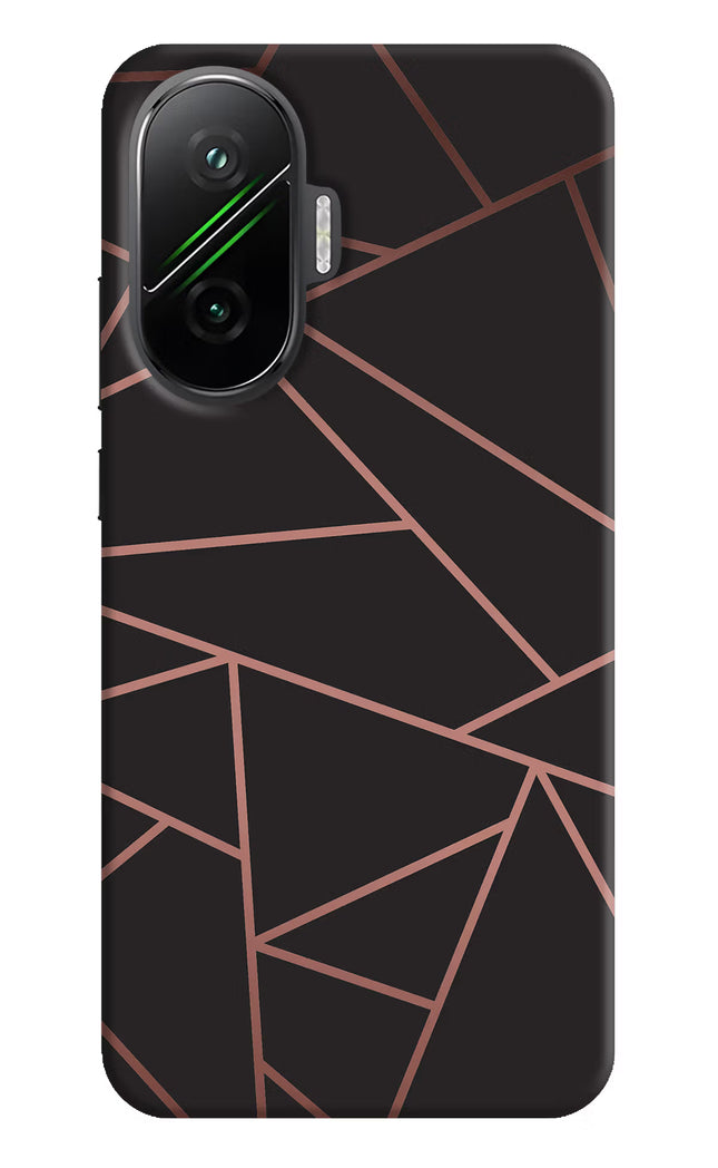 Geometric Pattern Poco F7 5G Hard Case Back Cover by Casekaro