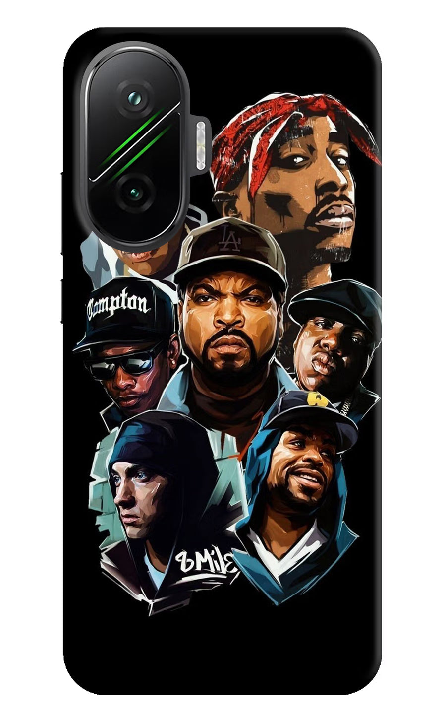Rappers Poco F7 5G Back Cover, Hard case