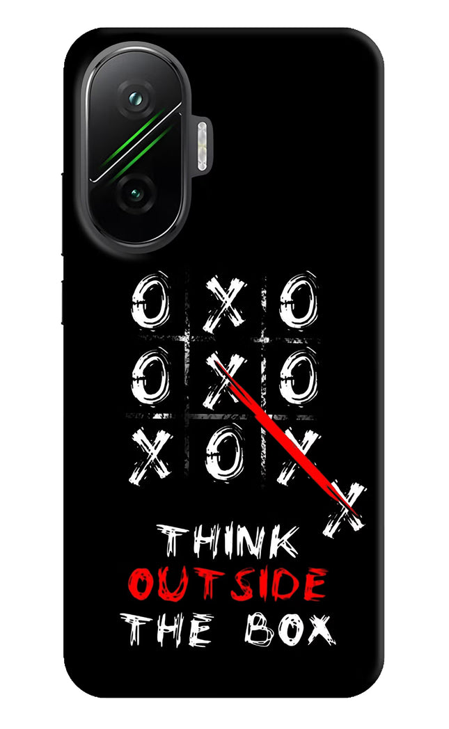 Think out of the BOX Poco F7 5G Hard Case Back Cover by Casekaro