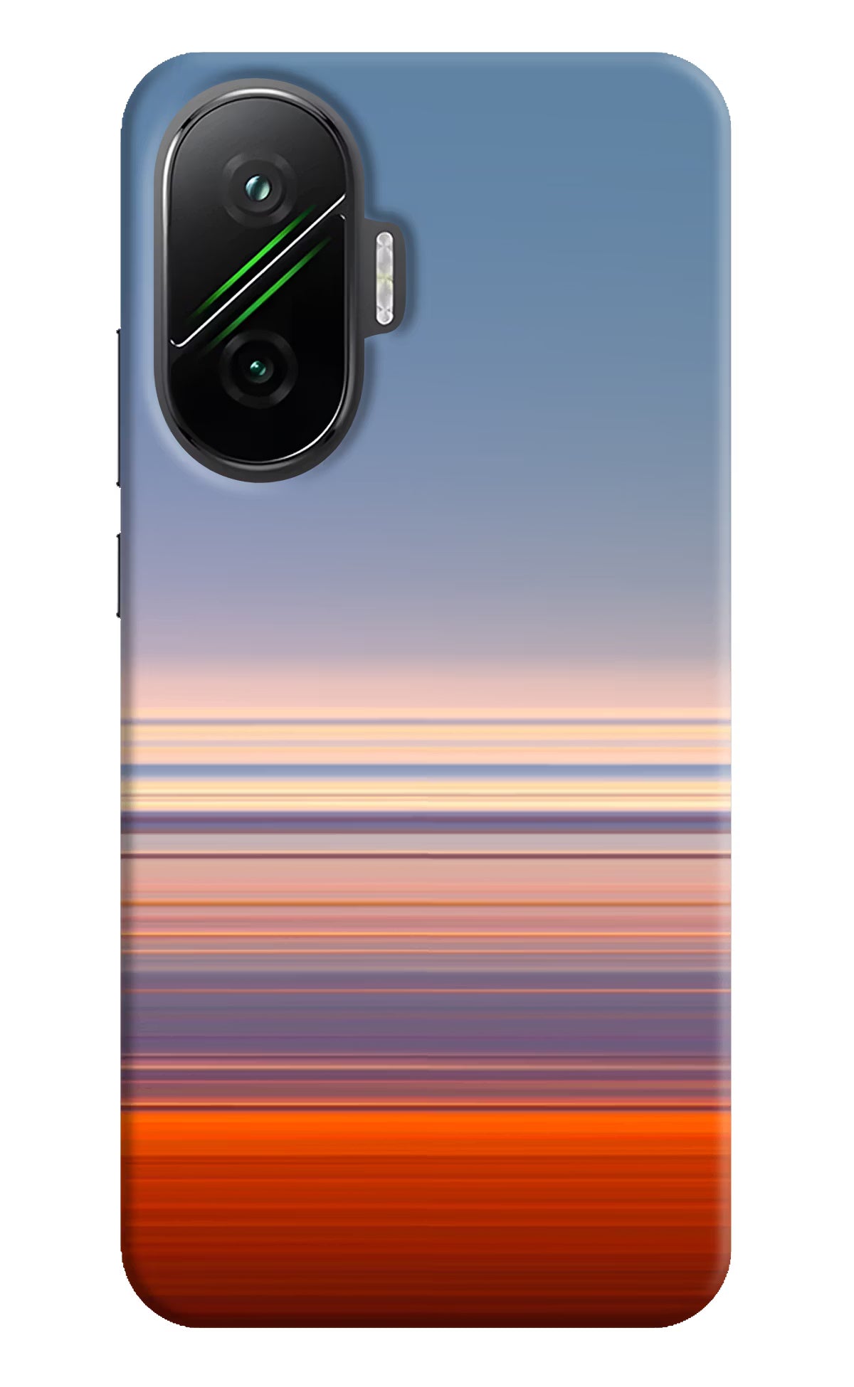 Morning Colors Poco F7 5G Hard Case Back Cover by Casekaro