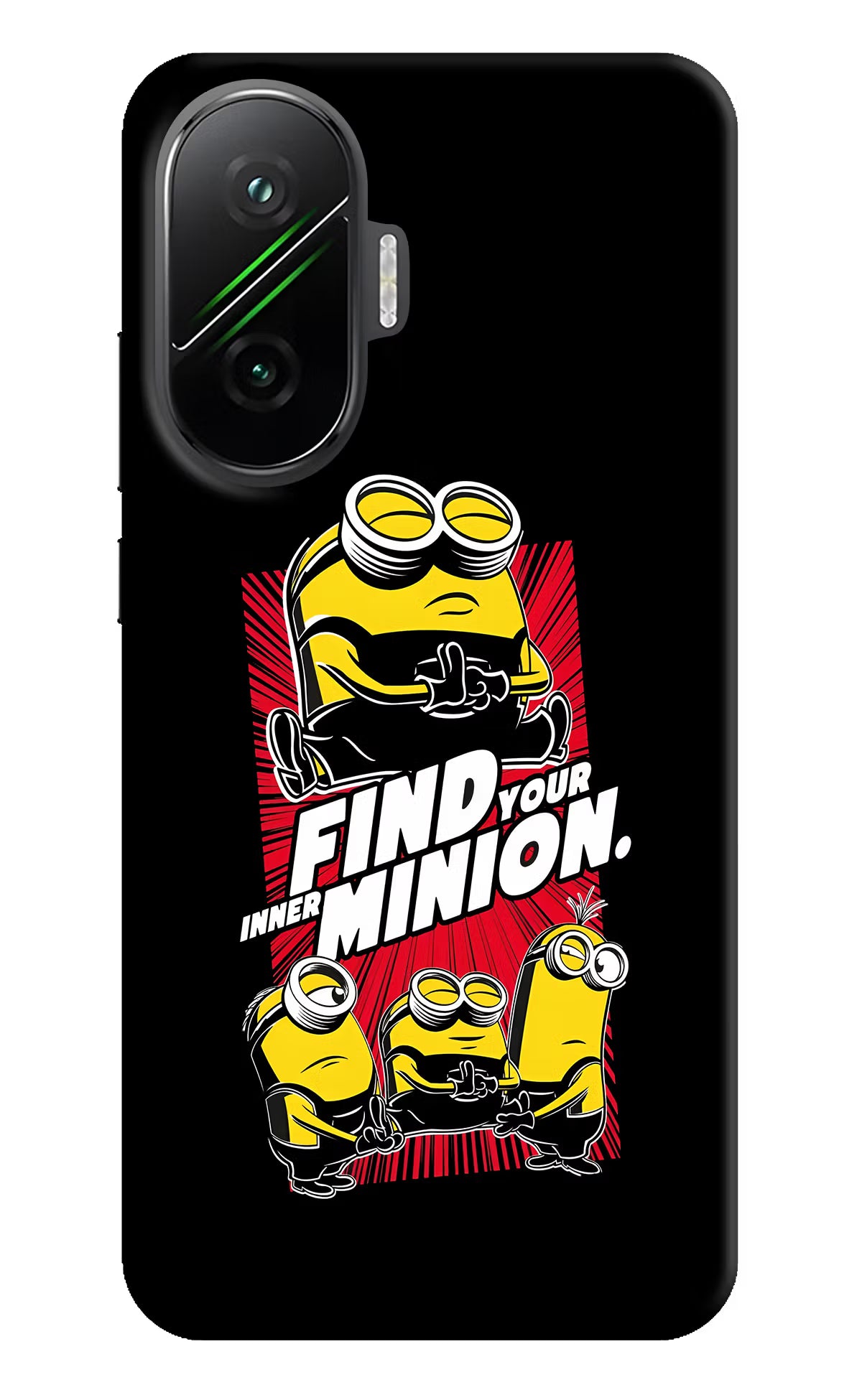 Find your inner Minion Poco F7 5G Hard Case Back Cover by Casekaro