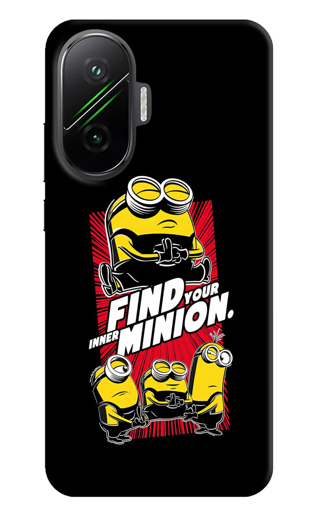 Find your inner Minion Poco F7 5G Hard Case Back Cover by Casekaro