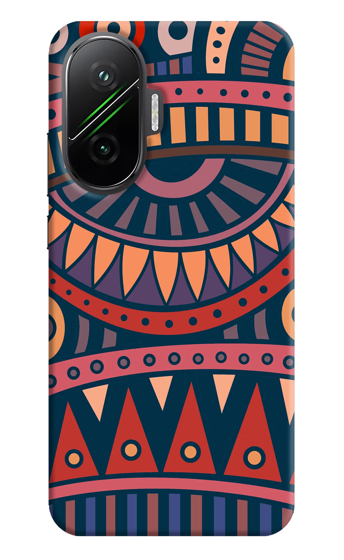 African Culture Design Poco F7 5G Back Cover