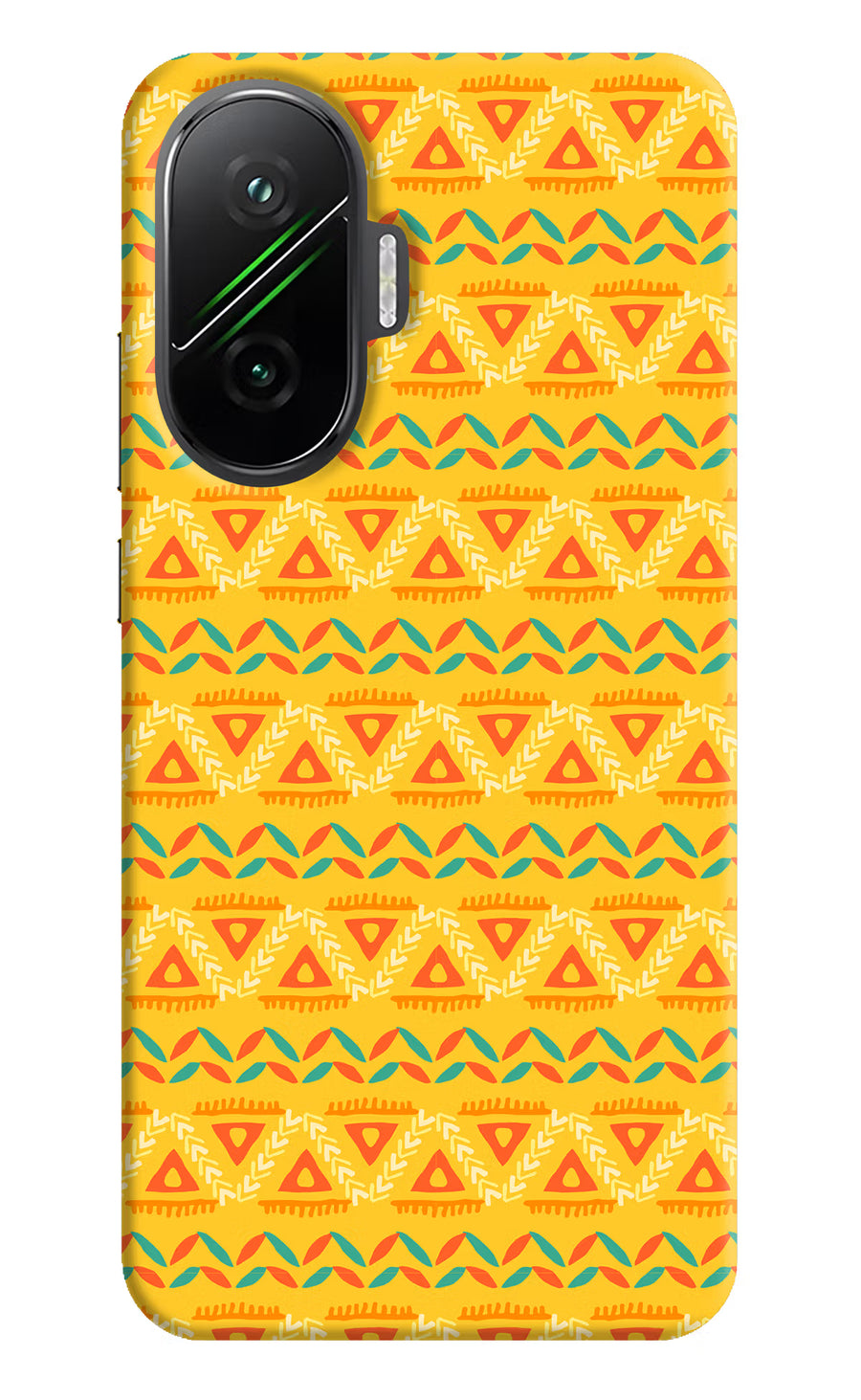 Tribal Pattern Poco F7 5G Back Cover, Hard case