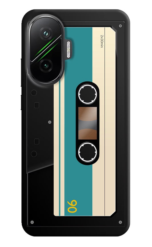 Cassette Poco F7 5G Hard Case Back Cover by Casekaro