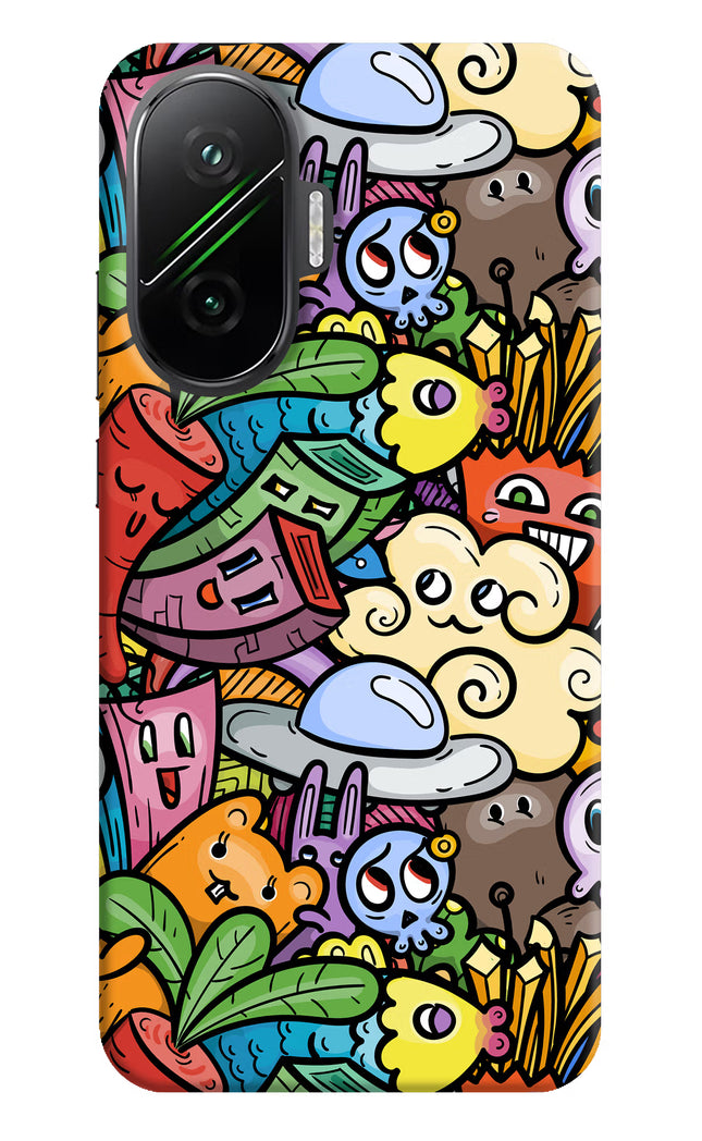 Veggie Doodle Poco F7 5G Hard Case Back Cover by Casekaro