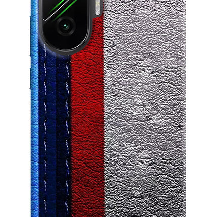 BMW Stripes Poco F7 5G Hard Case Back Cover by Casekaro