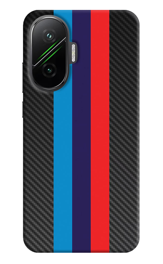 BMW Stripes Pattern Poco F7 5G Hard Case Back Cover by Casekaro