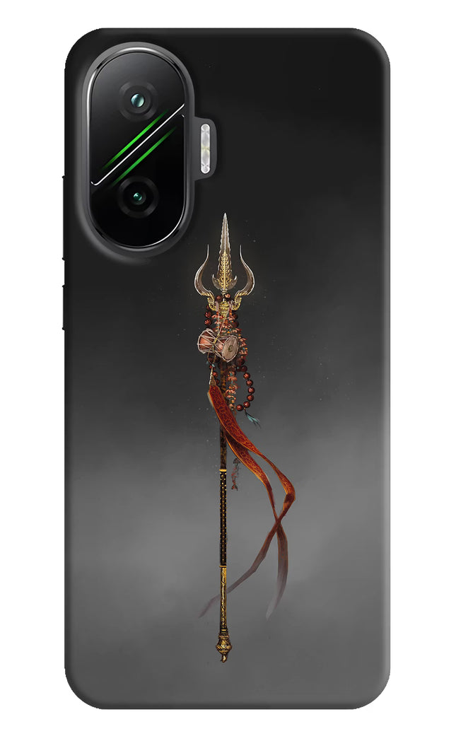 Shiv Trishul Poco F7 5G Hard Case Back Cover by Casekaro