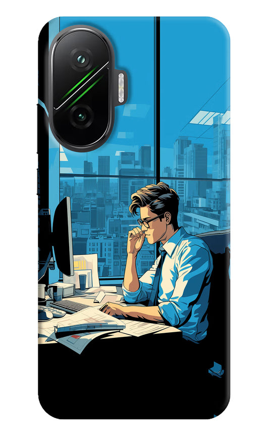 Focused Hustler (AI Generated) Poco F7 5G Hard Case Back Cover by Casekaro