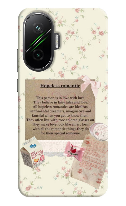 Hopeless Romantic Poco F7 5G Back Cover