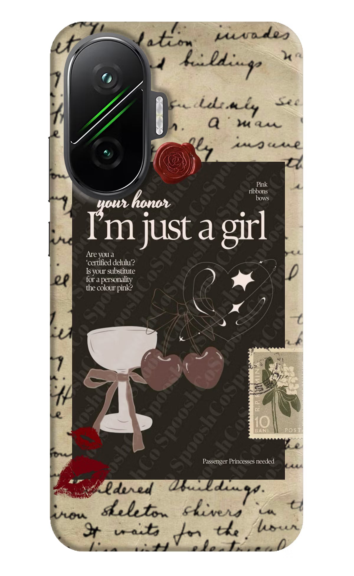 I am just a girl Poco F7 5G Back Cover