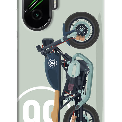 Classic Cafe Racer 99 Poco F7 5G Hard Case Back Cover by Casekaro