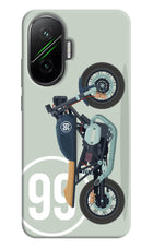Classic Cafe Racer 99 Poco F7 5G Hard Case Back Cover by Casekaro