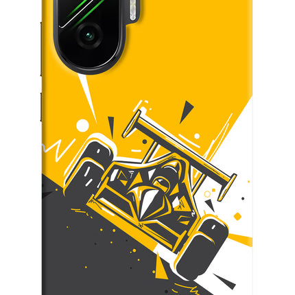 Track King Poco F7 5G Hard Case Back Cover by Casekaro