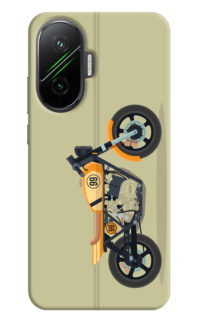 Vertical Speedster Poco F7 5G Hard Case Back Cover by Casekaro