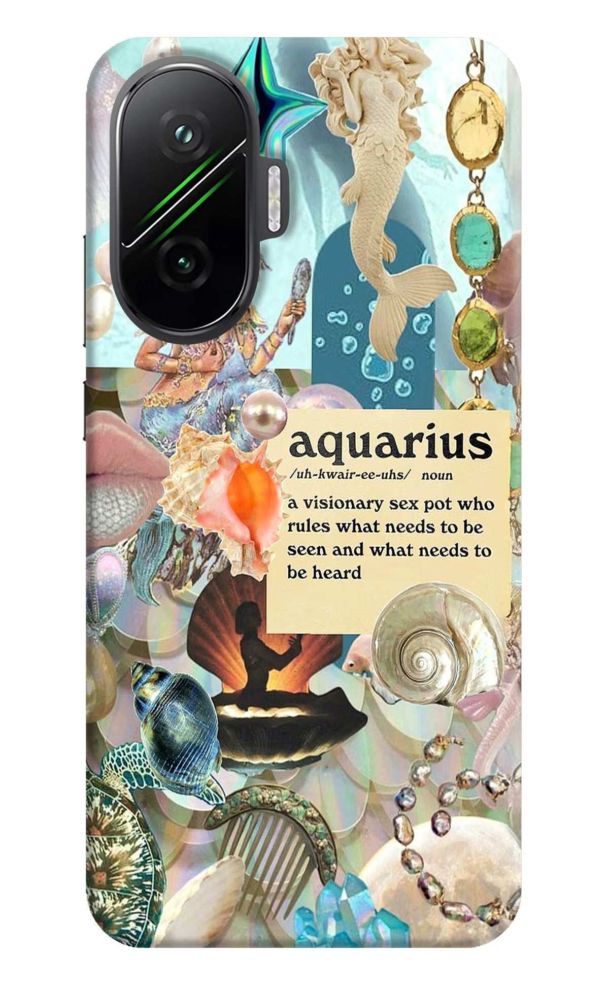 Aquarius Zodiac Poco F7 5G Back Cover