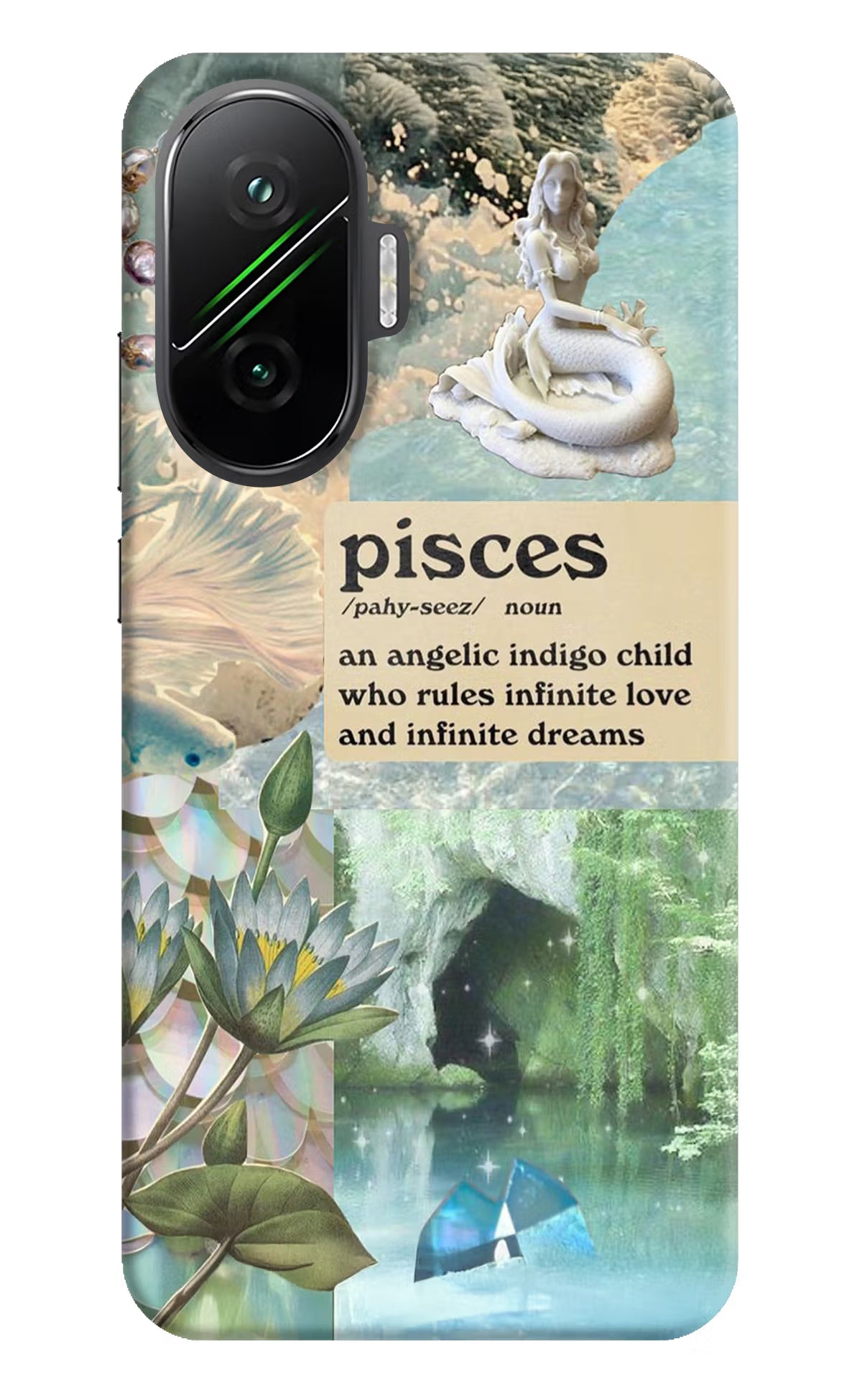 Pisces Zodiac Poco F7 5G Hard Case Back Cover by Casekaro