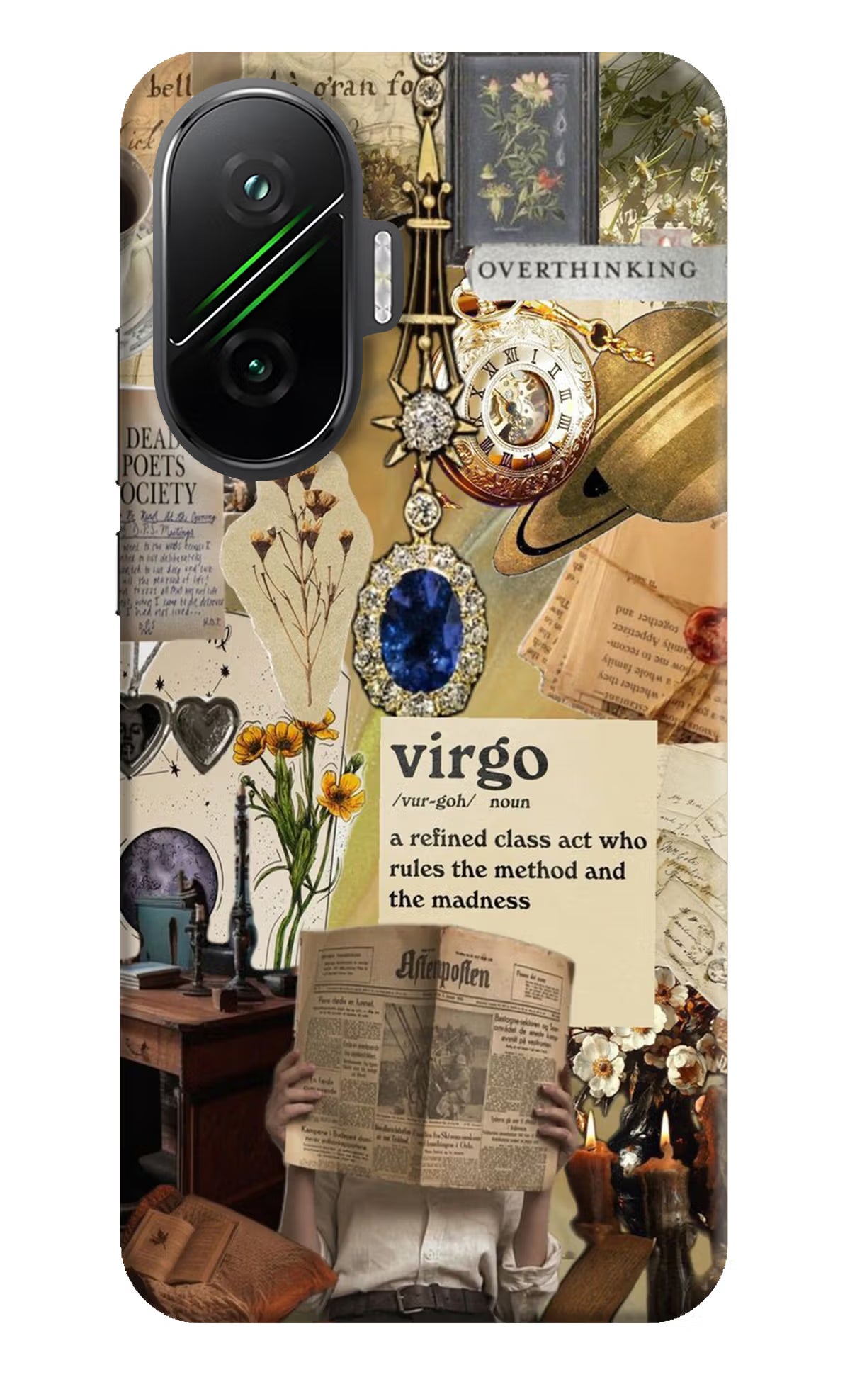 Virgo Zodiac Poco F7 5G Hard Case Back Cover by Casekaro