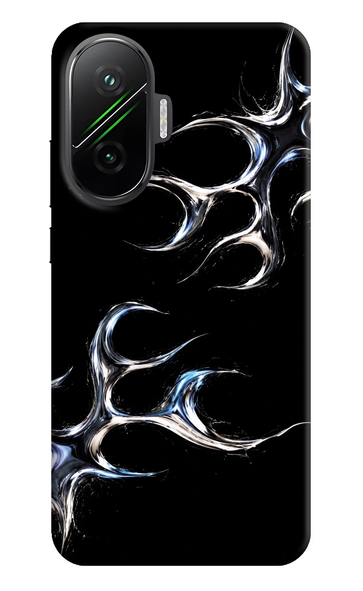 Chrome Tribal Poco F7 5G Hard Case Back Cover by Casekaro