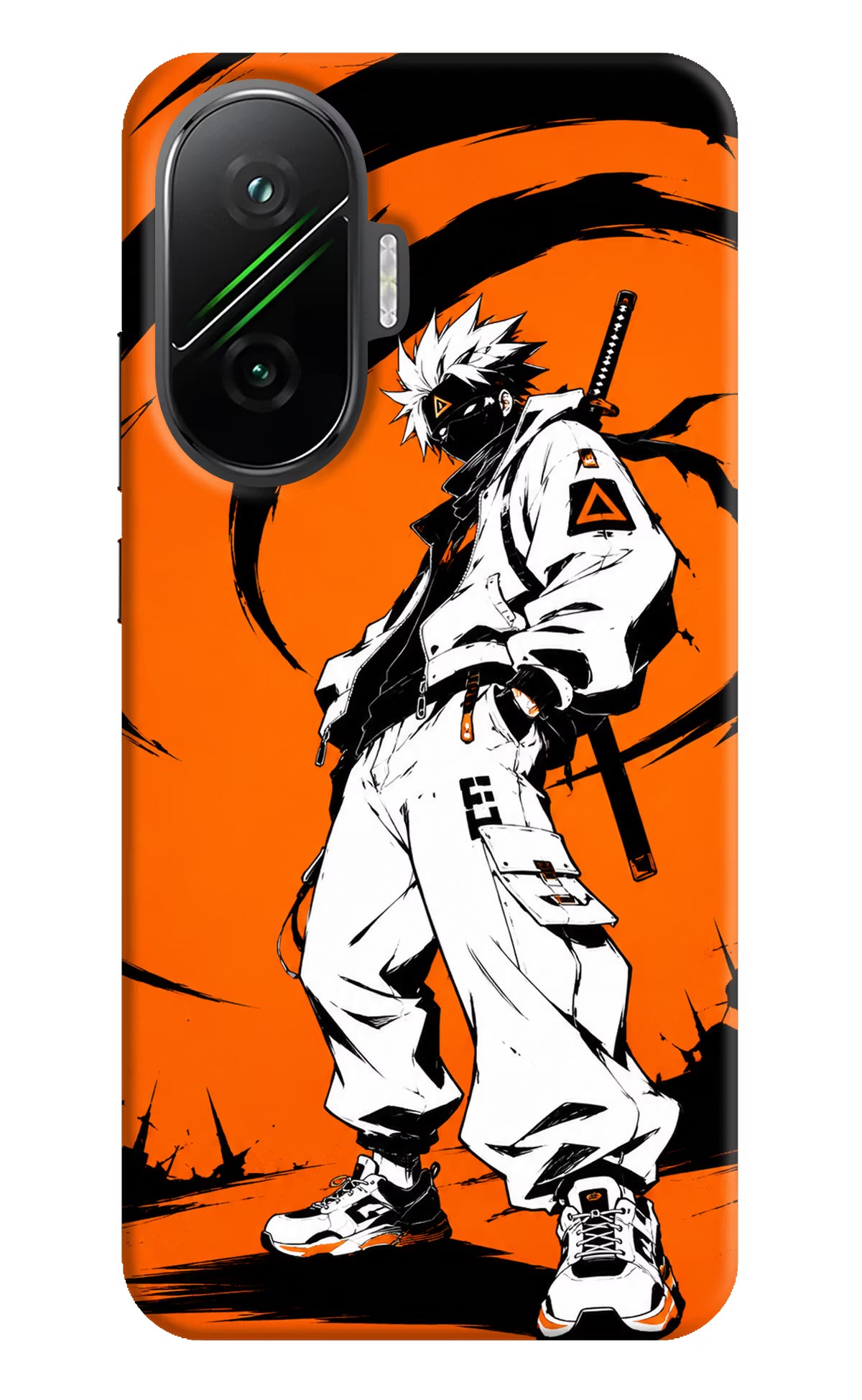 Street Samurai  Poco F7 5G Hard Case Back Cover by Casekaro